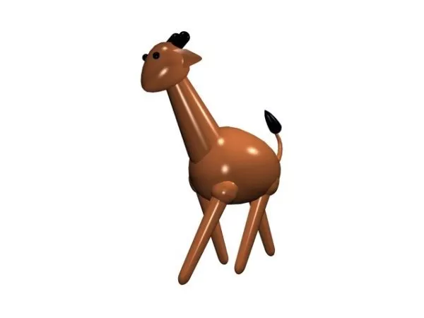 Character Giraffe Cartoon Toy 3d model Character Giraffe Cartoon Toy 3d model