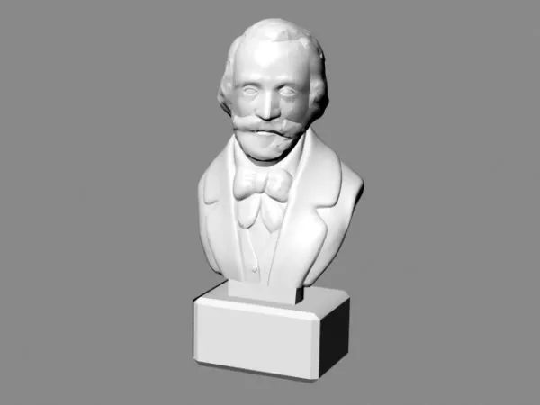 Giuseppe Verdi Bust Sculpture 3d model Giuseppe Verdi Bust Sculpture 3d model