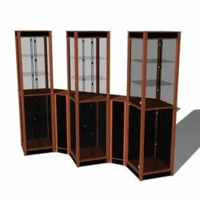 Glass Display Case 3d model