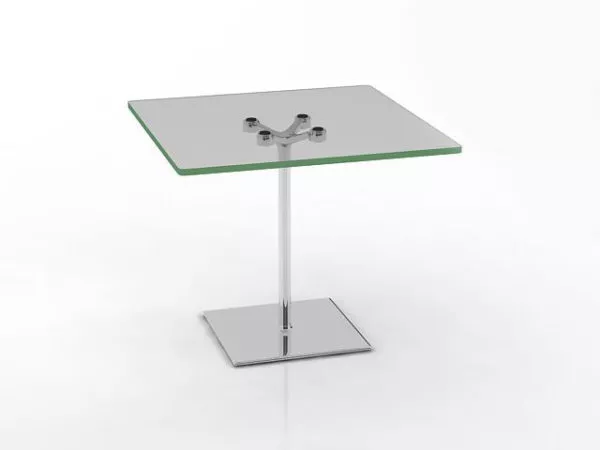Glass Top Small Side Table 3d model Glass Top Small Side Table 3d model