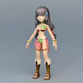 Goddess Of The Forest 3d model