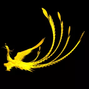 Golden Phoenix Character 3d model