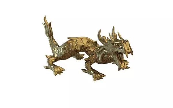 Golden Dragon Animal 3d model Golden Dragon Animal 3d model