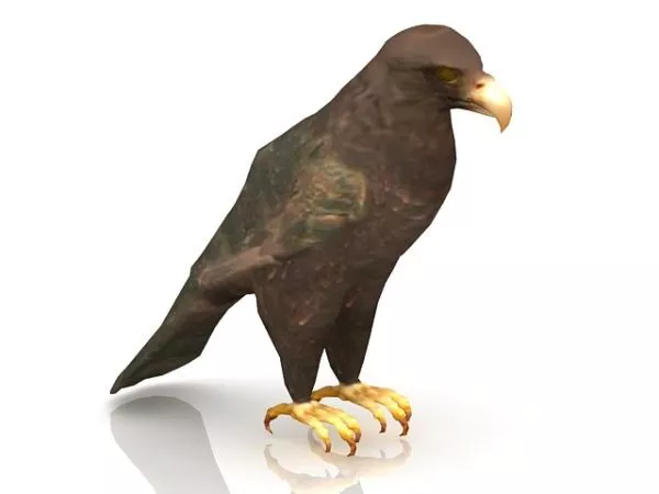 Bald Eagle Statue 3d model