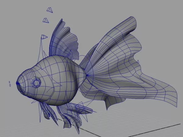 Scifi Bot With Aquarium Center 3d model