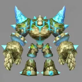 Golem Stone Concept 3d model