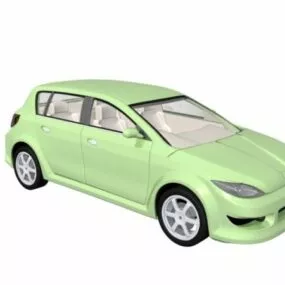 Golf Class Compact Car 3d model