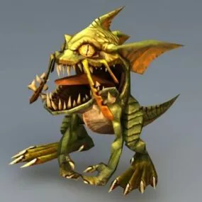 Gorloc Monster 3d model