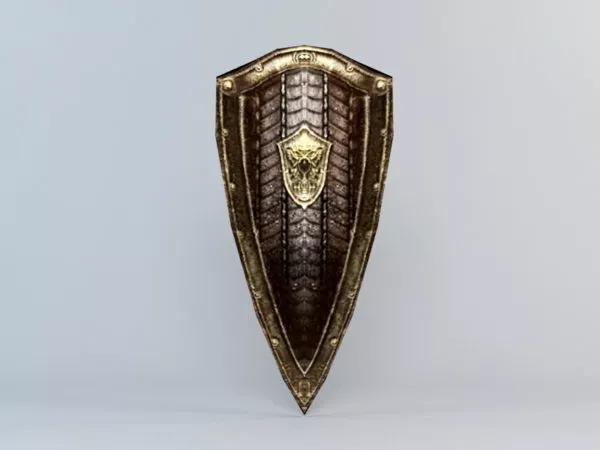 Medieval Sword With Shield 3d model