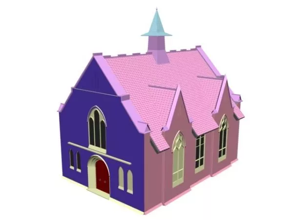The Tunnel Church 3d model