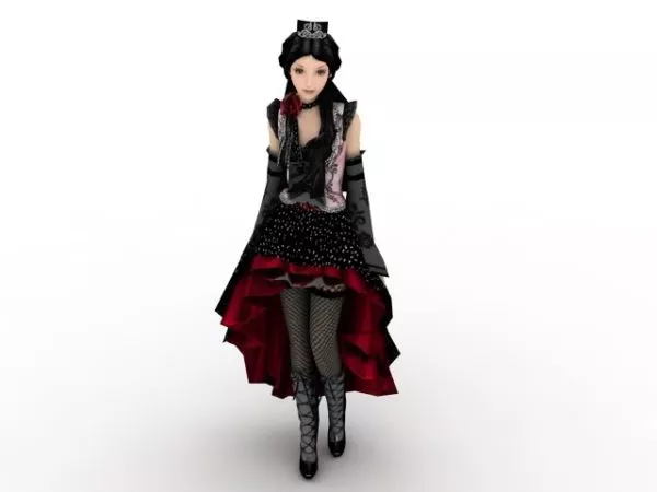 Female Character Genesis Cosplay 3d model