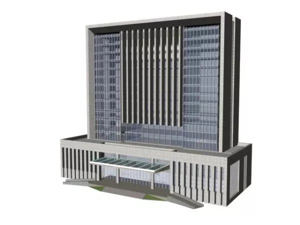 Government Offices Building 3d model Government Offices Building 3d model