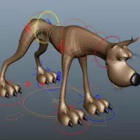 Great Dane Dog 3d model
