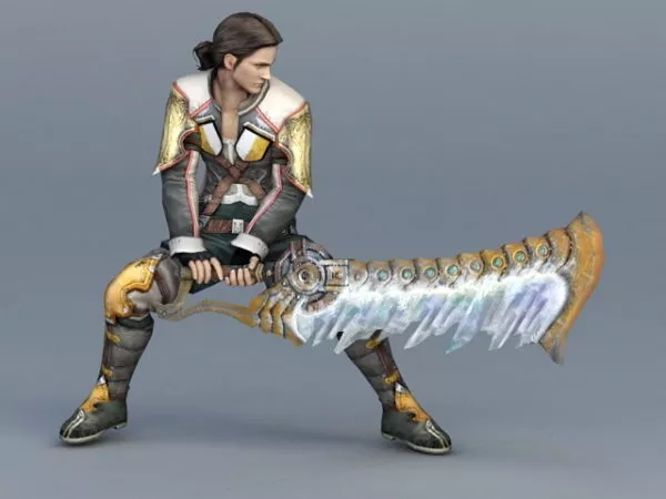 Naga Myrmidon Dota 3d model