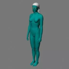 Greek Woman Character 3d model