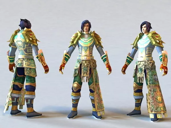 Human Character Base Mesh 3d model