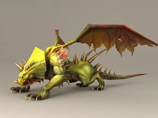 Green Dragon 3d model Green Dragon 3d model