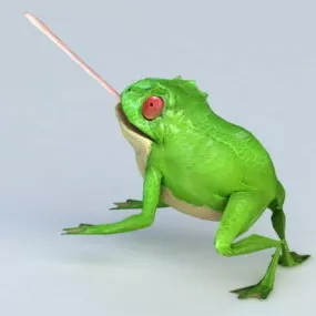Green Frog 3d model