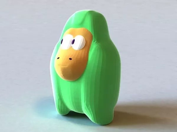 Doll Character And Dollpram 3d model