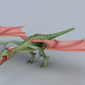 Green Wyvern 3d model