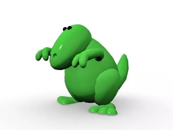 Abelisaurus Dinosaur Set 3d model