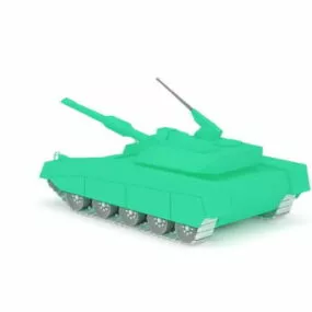 Western Military Tank 3d model