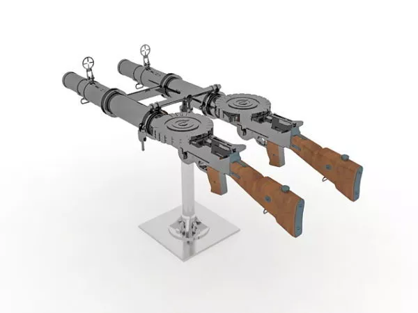 Grenade Launcher Gun 3d model Grenade Launcher Gun 3d model
