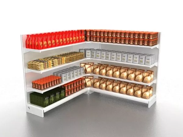Grocery Store Display Fixtures 3d model Grocery Store Display Fixtures 3d model