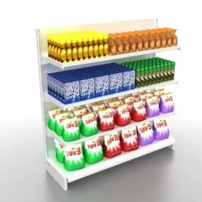 Grocery Store Fixtures 3d model