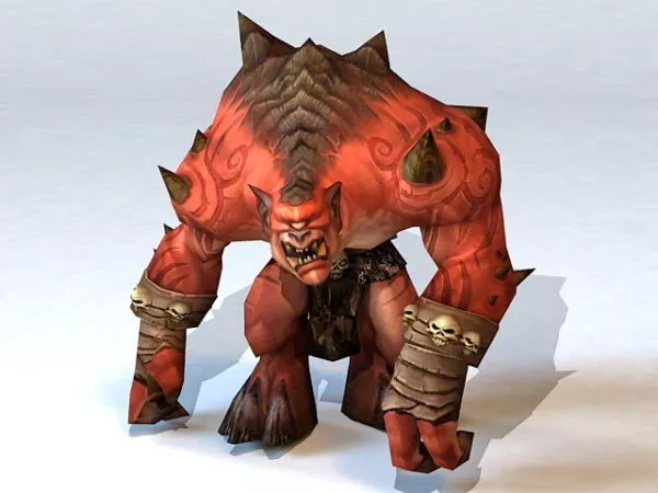 Gruul The Dragonkiller 3d model Gruul The Dragonkiller 3d model