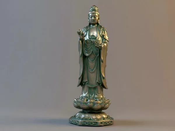 Guanyin Statue 3d model Guanyin Statue 3d model