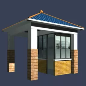 Guard House Building 3d model