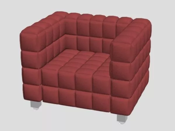 Gules Cloth Art Sofa 3d model Gules Cloth Art Sofa 3d model