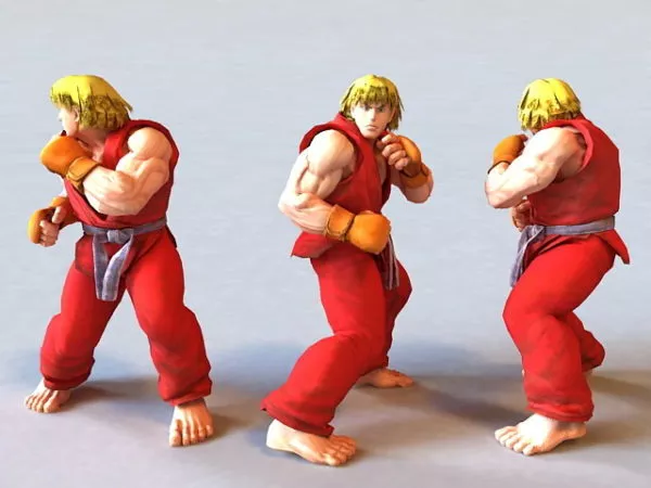 Guy Final Fight Street Fighter 3d model Guy Final Fight Street Fighter 3d model