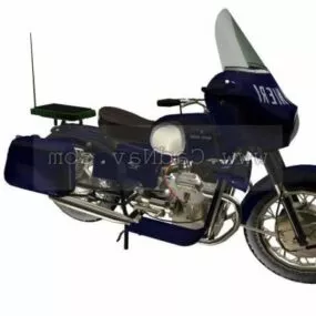 Guzzi V700 Motorcycle 3d model