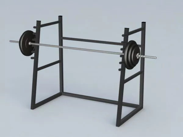 Lightweight Barbell 3d model
