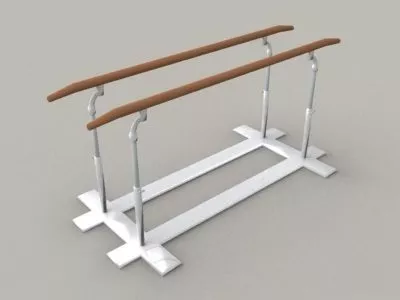 Gymnastics Parallel Bar 3d model Gymnastics Parallel Bar 3d model