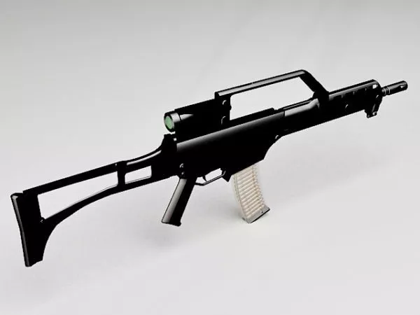 Barrett M107 Sniper Gun 3d model