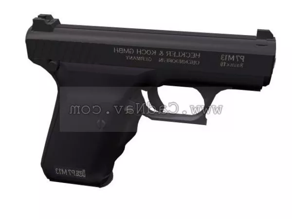 Mauser C96 Pistol Gun 3d model
