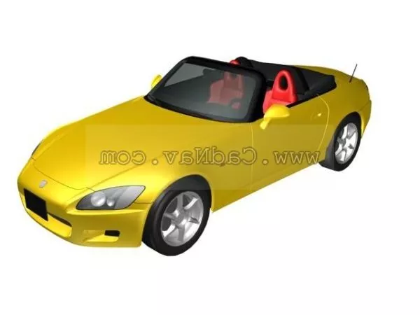 Car Honda S2000 3d model Car Honda S2000 3d model