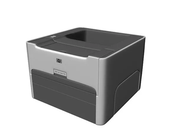 Large Plotter Printer 3d model