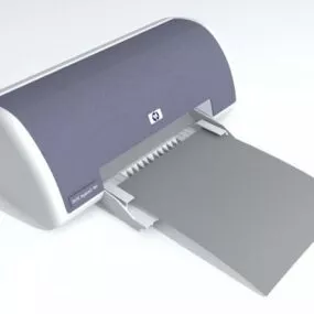 Hp Laser Printer 3d model