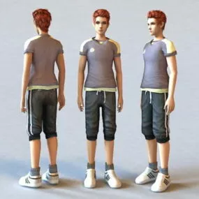 Handsome Boy 3d model