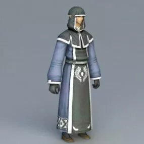 Handsome Male Elf 3d model