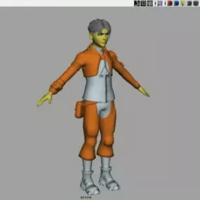 Handsome Man 3d model