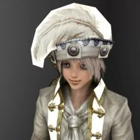 Handsome Medieval Prince Character 3d model