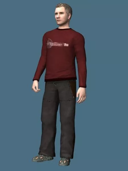 Handsome Young Man Rigged 3d model Handsome Young Man Rigged 3d model