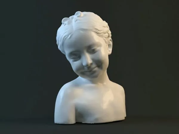 Satyr Famous Bust 3d model