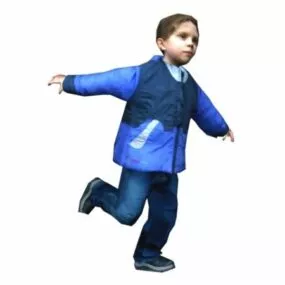 Character Happy Boy Running 3d model