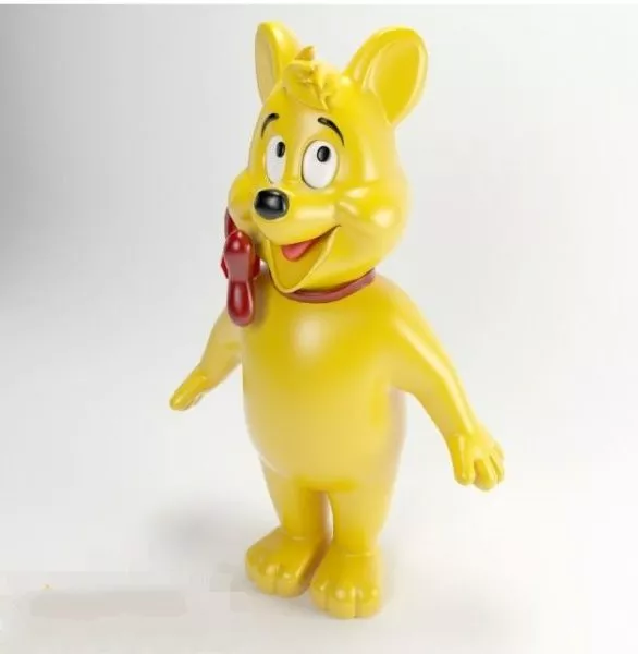 Children Toy Bear With Honey Jar 3d model